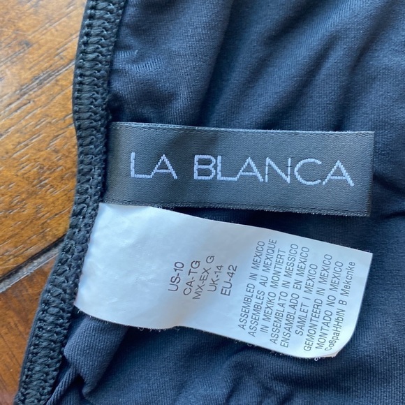 La Blanca Anniversary 2 Button High Cut One Piece - Picture 4 of 5